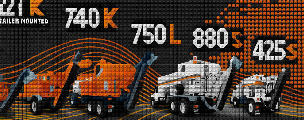 Mobile concrete mixer illustration